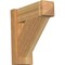Ekena Millwork Traditional Rough Sawn Arts and Crafts Outlooker, Western Red Cedar, 6"W x 16"D x 16"H OUT06X16X16TRA03RWR - alternate 1